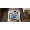 Image 2 : BOX OF ART SUPPLIES, PAINTS, NEW CANVAS