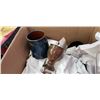 Image 2 : 2 BOXES OF POTTERY AND CERAMICS, VASES