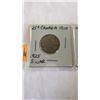 Image 2 : 1910 CANADIAN COINS - 25 CENT AND 10 CENT - 925 SILVER AND LARGE CENT