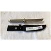 Image 2 : STAINLESS ETCHED KNIFE W/ SHEATH