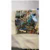 Image 2 : Jewelry box with collectible pins and bag of jewelry
