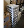 Image 2 : 8 DRAWER PLASTIC ORGANIZER WITH CASTORS