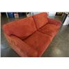 Image 2 : RED MICROFIBER SOFA BED