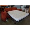 Image 8 : RED MICROFIBER SOFA BED