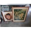 Image 1 : ROBERT ULMANN NWT PORTRAIT PAINTING AND RELIGIOUS PRINT