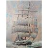 Image 2 : SHIP OIL PAINTING ON CANVAS BY BUD KWIK CA1950