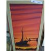 Image 2 : 4 OIL PAINTINGS 2 OF EASTERN SHIPS, 1 FROM 1940