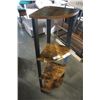 Image 2 : BRAND NEW MODERN INDUSTRIAL STYLE CORNER SHELF - RETAIL $119.99