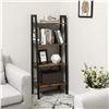 Image 1 : BRAND NEW MODERN INDUSTRIAL STYLE LADDER SHELF - RETAIL $149.99  22” x 13.5” x 54”