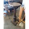 Image 2 : VINTAGE WOOD STAND, METAL PLANTER STAND AND WATERCOOLER ON WOOD STAND