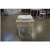 Image 1 : MCM painted stool with drawer
