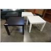 Image 2 : 4 BLACK AND WHITE IKEA ENDTABLES