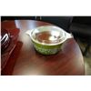 Image 2 : CHARGER PLATES AND GREEN PYREX LIDDED BAKING DISH