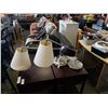Image 2 : 2 BRUSHED METAL ADJUSTABLE TABLE LAMPS
