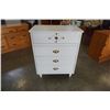 Image 1 : 4 DRAWER WHITE CHEST OF DRAWERS