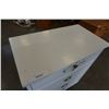 Image 2 : 4 DRAWER WHITE CHEST OF DRAWERS