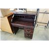 Image 1 : PINE ROLLTOP DESK