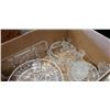 Image 2 : CRYSTAL SERVING PIECES, PEDESTAL BOWL, CANDLE STICKS