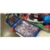 Image 2 : Box of spiderman vintage toys: pinball machine, laptop and more