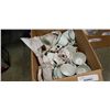 Image 2 : BOX OF SILVER PLATE AND MUGS AND SAUCERS