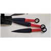 Image 2 : 2 SETS OF 3 NEW THROWING KNIVES