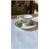 Image 8 : MIKASA AND BONE CHINA TEACUPS AND CREAM AND SUGAR