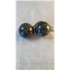 Image 2 : 2 marble orbs 5" diameter