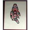Image 3 : Bill Reid Signed Artist Proof "Dog Fish" 25"x 19 3/4" (