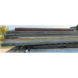 QTY OF HEAVY GRADE 12' BARRIER METAL & ROOFING SHEETS