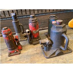 LOT OF 5 BOTTLE JACKS