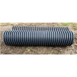 LOT OF 2 POLY CULVERTS 18" X 7.5'