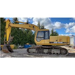 JOHN DEERE 690 EXCAVATOR W/ MECHANICAL THUMB, 14000 HRS.