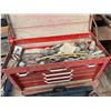 Image 1 : LOT OF 3 METAL TOOL BOXES W/ CONTENTS