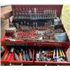 Image 1 : MULTI DRAWER GRAY TOOL BOX W/ CONTENTS