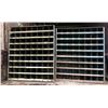 Image 1 : LOT OF 2 3' X 3' METAL BOLT BINS