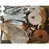 Image 1 : SKID LOT OF MISC PLOW POINTS, MOLDBOARD, HUBS