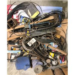 SKID LOT OF MIXED SHOP ITEMS & PARTS