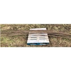 SKID LOT OF RE-BAR - APPROX 35 X - MOST 20'