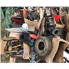 Image 1 : SKID LOT OF MISC HARDWARE, TOOLS, PARTS