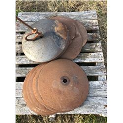 SKID LOT OF DISCS - APPROX 12 NEW 20" & QTY OF USED