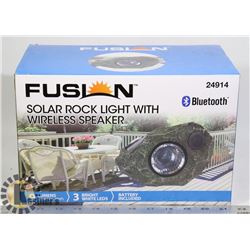 NEW SOLAR ROCK LIGHT WITH BUILT IN BLUETOOTH