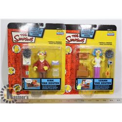 SIMPSONS PLAYMATES LOUANN AND KIRK VAN HOUTEN