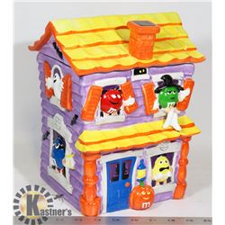 M&M's HALLOWEEN HOUSE COOKIE JAR??..HAS EERIE
