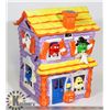 Image 1 : M&M's HALLOWEEN HOUSE COOKIE JAR??..HAS EERIE