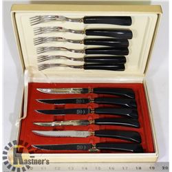 GLOW-HILL MADE IN CANADA GOLD PLATED KNIFE AND