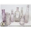 Image 1 : ANTIQUE BOTTLES TURNING PURPLE