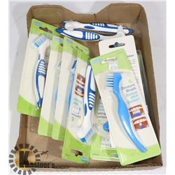 LOT OF NEW DENTURE BRUSHES