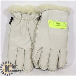 LEATHER GLOVES SHEEPSKIN LINED