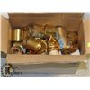 Image 1 : BOX FULL OF MOSTLY GOLD FOIL RIBBON