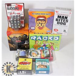 NEW SEALED 7 SMALL GAMES TRIVIAL